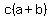 c%28a%2Bb%29