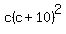 c%28c%2B10%29%5E2