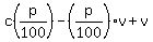 c%28p%2F100%29-%28p%2F100%29v%2Bv