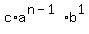 c%2Aa%5E%28n-1%29b%5E1