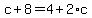 c%2B8=4%2B2%2Ac