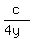 c%2F%284y%29
