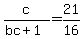 c%2F%28bc%2B1%29+=+21%2F16
