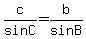 c%2F+sin+C+=+b%2F+sin+B