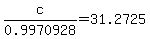 c%2F0.9970928=31.2725