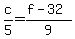 c%2F5=%28f-32%29%2F9
