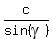c%2Fsin%28gamma%29