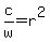 c%2Fw+=+r%5E2