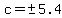 c=%22%22+%2B-+5.4