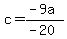 c=%28-9a%29%2F%28-20%29