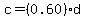c=%280.60%29d