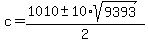 c=%281010%2B-+10%2Asqrt%289393%29%29%2F2