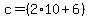 c=%282%2A10+%2B+6%29