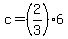 c=%282%2F3%296