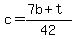 c=%287b%2Bt%29%2F42