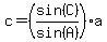c=%28sin%28C%29%2Fsin%28A%29%29a