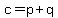 c=+p+%2B+q+