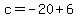 c=-20%2B6