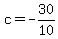 c=-30%2F10