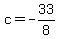 c=-33%2F8