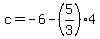 c=-6-%285%2F3%294