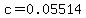 c=0.05514