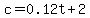 c=0.12t%2B2
