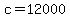 c=12000