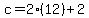 c=2%2812%29%2B2