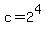c=2%5E4