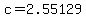 c=2.55129