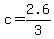 c=2.6%2F3