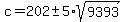 c=202%2B-+5%2Asqrt%289393%29