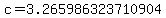 c=3.265986323710904