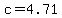 c=4.71
