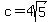 c=4sqrt%285%29
