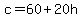 c=60%2B20h