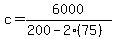 c=6000%2F%28200-2%2875%29%29