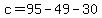 c=95-49-30