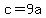 c=9a
