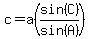 c=a%28sin%28C%29%2Fsin%28A%29%29