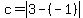 c=abs%283-%28-1%29%29