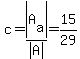 c=abs%28A%5Ba%5D%29%2Fabs%28A%29=15%2F29
