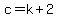 c=k%2B2
