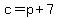 c=p%2B7
