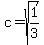 c=sqrt%281%2F3%29