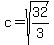 c=sqrt%2832%2F3%29