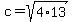 c=sqrt%284%2A13%29