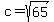 c=sqrt%2865%29