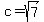 c=sqrt%287%29
